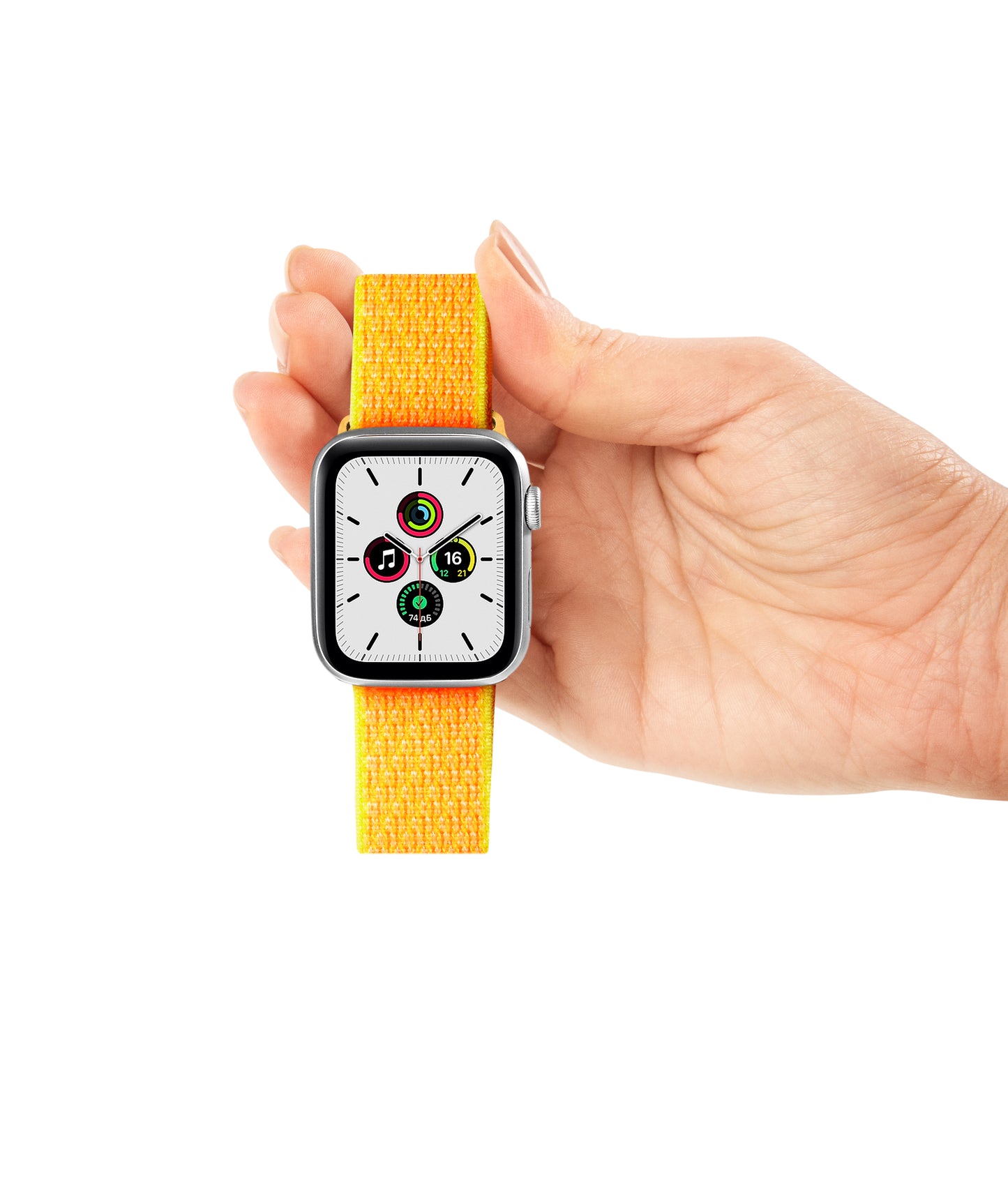 Apple Watch Sport Loop Canary Yellow Kordon