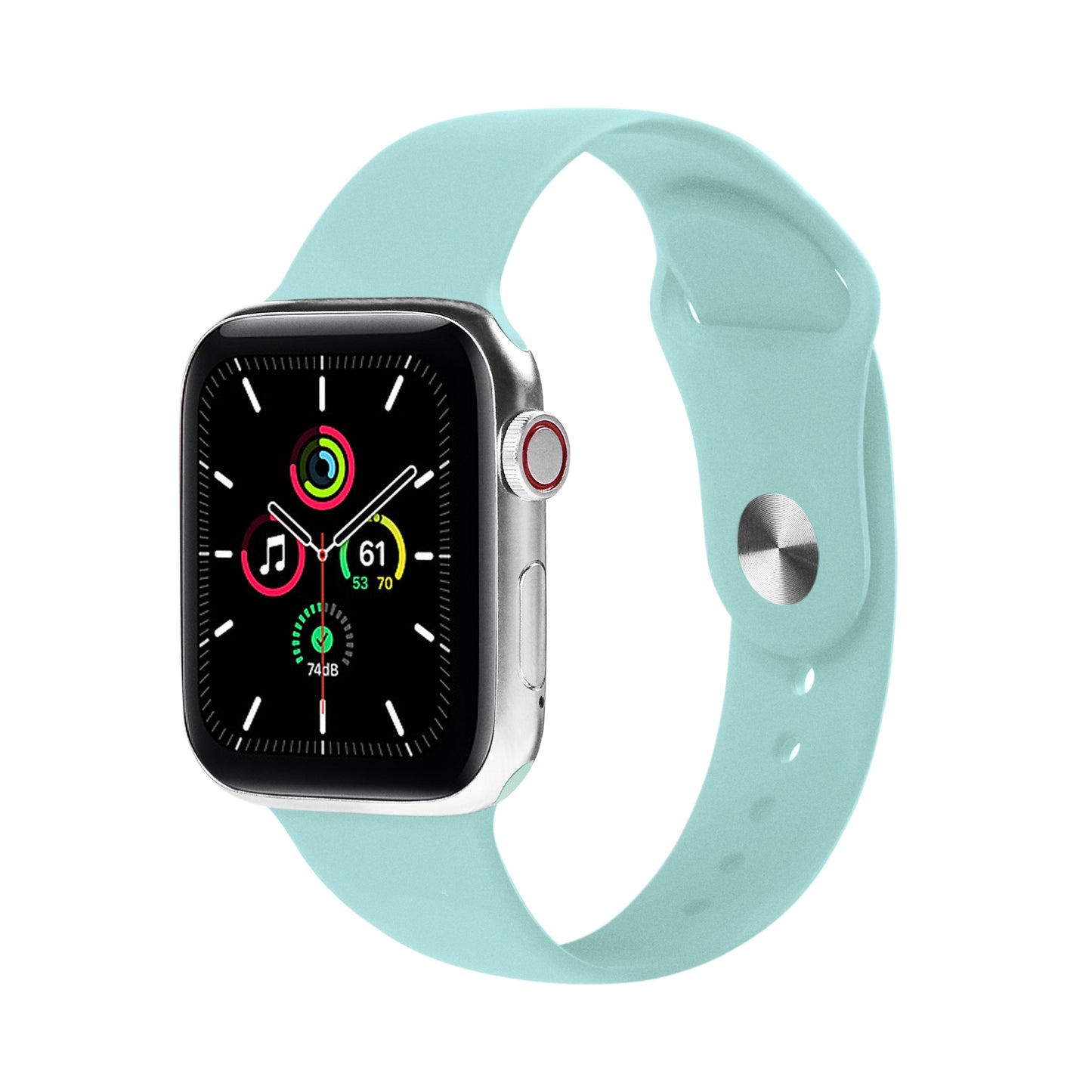Apple Watch Silicone Light Blue Saat Kordonu