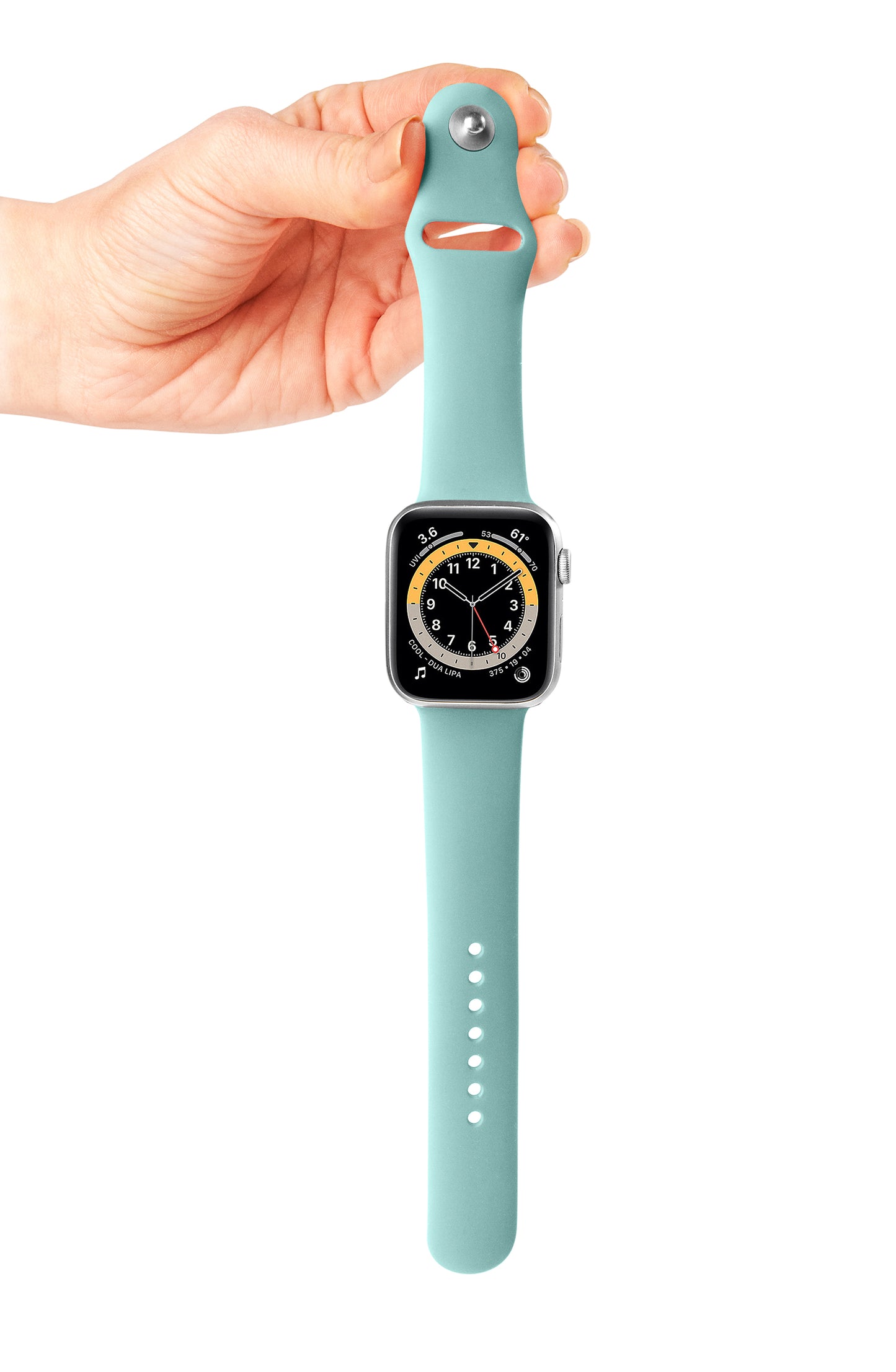 Apple Watch Silicone Light Blue Saat Kordonu