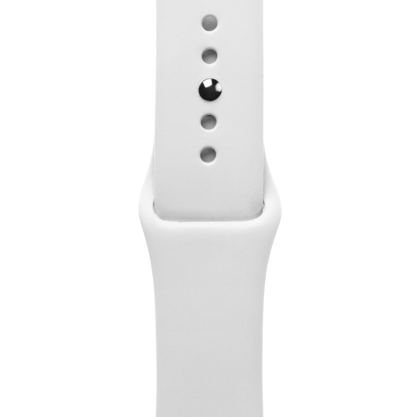 Apple Watch Silicone White Saat Kordonu